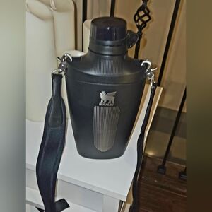 Black Stanley Crossbody Water Bottle